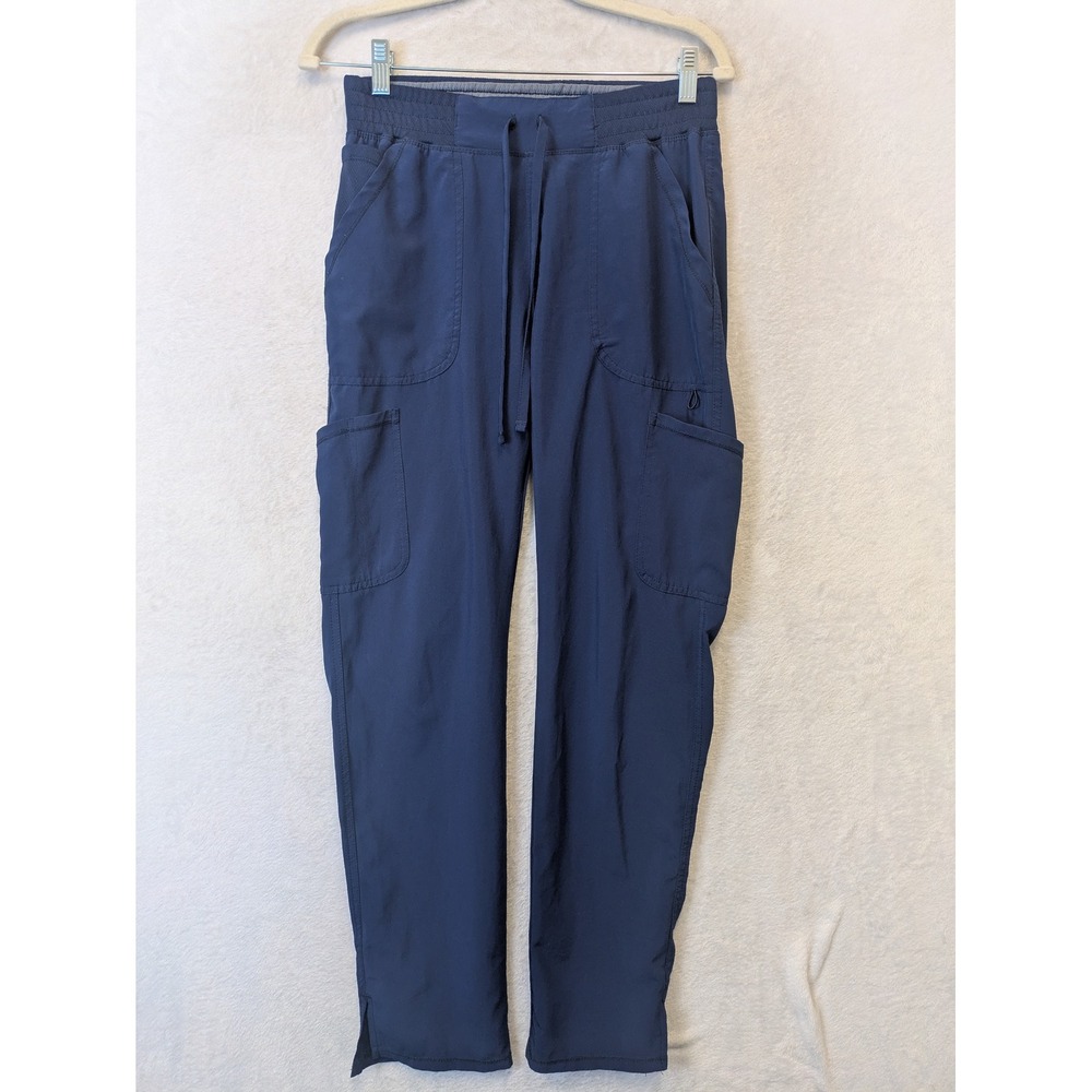 Scrubstar Women's Size XS Indigo Blue Performance Cargo Scrub Pants
